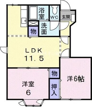 ソレア－ドの物件間取画像